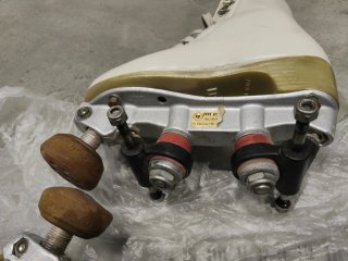 Patines de patinaje artístico blancos