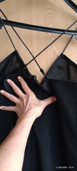 Vestido negro largo