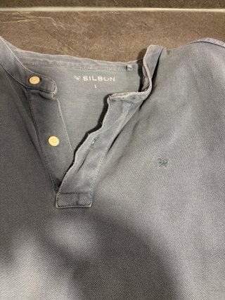 Camisa Polo Silbon Azul Talla L