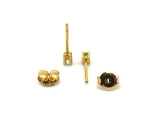 E1812060-0    Pendientes Oro 18k Con Diamante