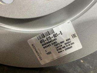 60986 4f0615601e disco freno audi a6 berlina (4f2)