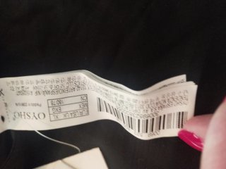Faja alta negra Oysho Talla única