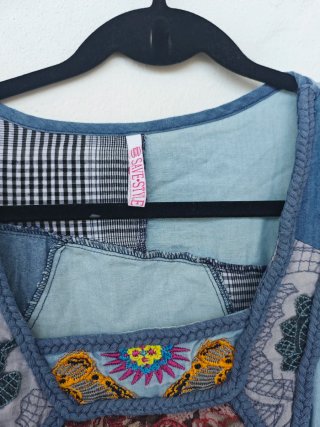 Vestido Patchwork Multicolor