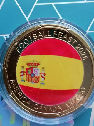Moneda Mundial Fútbol España 2026