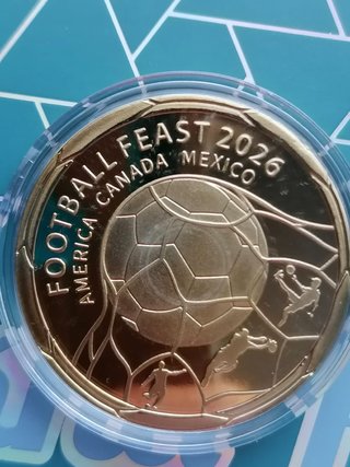 Moneda Mundial Fútbol España 2026