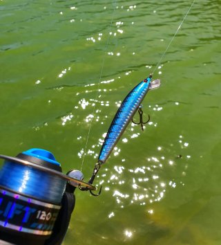 Equipo Pesca Spinning, Caña, Carrete Pesca