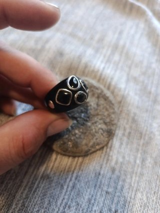 Anillo Tous Resina y Plata