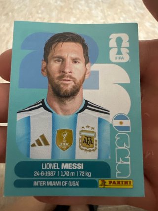 Cromo Lionel Messi Mundial 2026