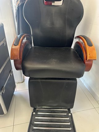 Sillón de barbero vintage