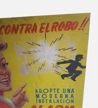 Cartel Antiguo Pintado a Mano (100x 75)