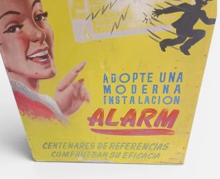 Cartel Antiguo Pintado a Mano (100x 75)
