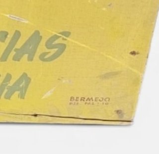 Cartel Antiguo Pintado a Mano (100x 75)