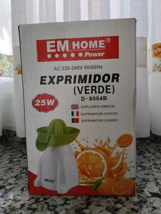 Exprimidor Eléctrico EM HOME Verde 25W