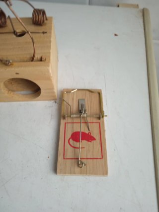 Lote 3 Trampas para Ratones Madera NUEVAS