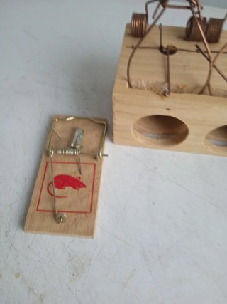 Lote 3 Trampas para Ratones Madera NUEVAS