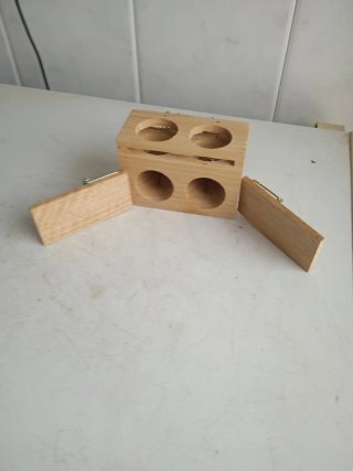 Lote 3 Trampas para Ratones Madera NUEVAS