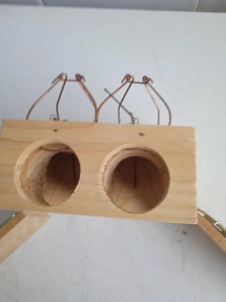 Lote 3 Trampas para Ratones Madera NUEVAS