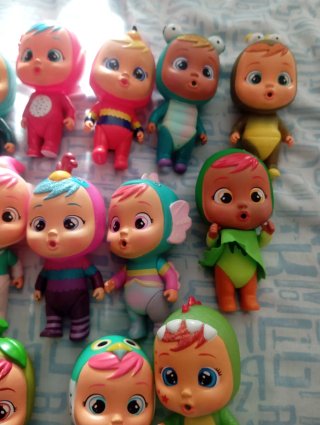 Lote Muñecos Cry Babies Llorones