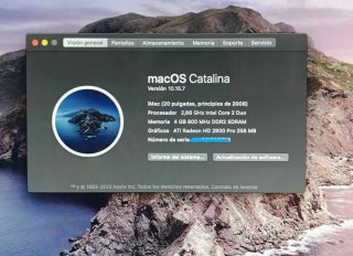 Apple iMac 20 Plata