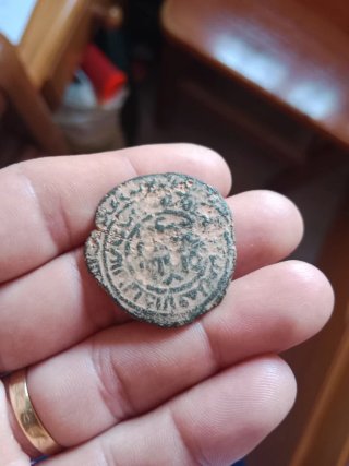 Moneda antigua árabe