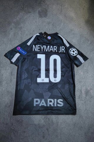 Tallas L y M Camiseta PSG 2018 Neymar Jr. 10 Negra