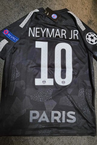 Tallas L y M Camiseta PSG 2018 Neymar Jr. 10 Negra