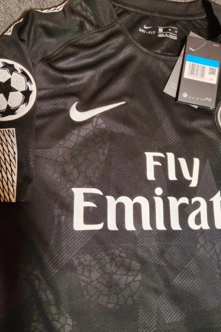 Tallas L y M Camiseta PSG 2018 Neymar Jr. 10 Negra