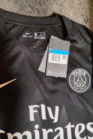 Tallas L y M Camiseta PSG 2018 Neymar Jr. 10 Negra