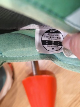 Zapatillas Altra Mont Blanc Verde Naranja