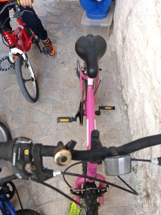 Bicicleta infantil rosa