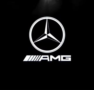 Luces Cortesía Puerta Logo Mercedes AMG