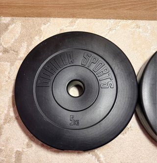 Discos de Pesas Gorilla Sports 10kg y 5 kg