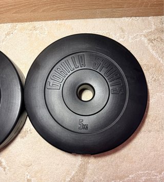 Discos de Pesas Gorilla Sports 10kg y 5 kg
