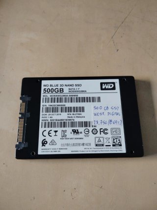 DISCO SSD WD 500GB SATA 3D NAND