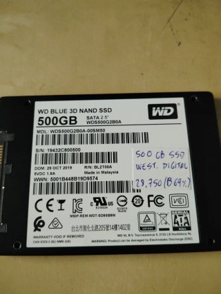 DISCO SSD WD 500GB SATA 3D NAND