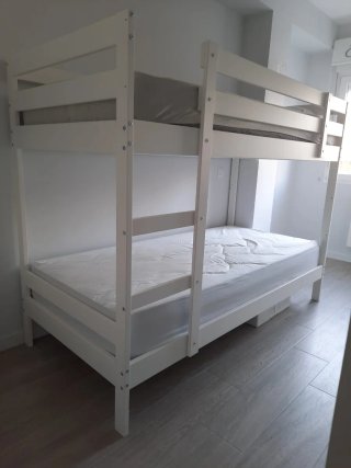Litera Ikea Blanca Los dos colchones van incluidos