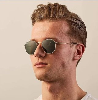 Gafas Rayban unisex metal hexagonal RB3548N