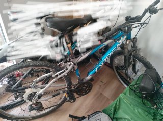 Bicicleta Orbea Azul y Plata
