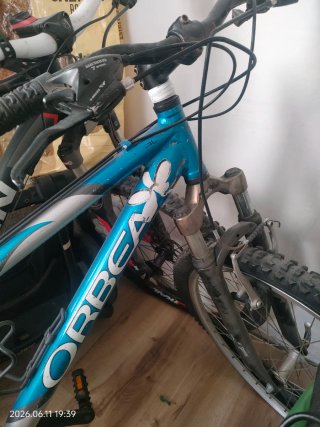 Bicicleta Orbea Azul y Plata