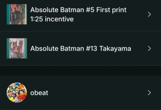 Comic lot Obeat