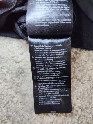 Polo CRIVIT nero tennis taglia S