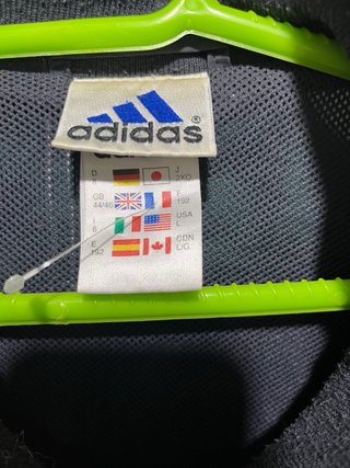 Chaqueta Adidas Talla L Verde y Negra