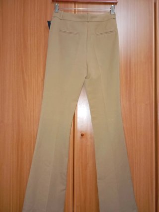 Pantalones beige mujer