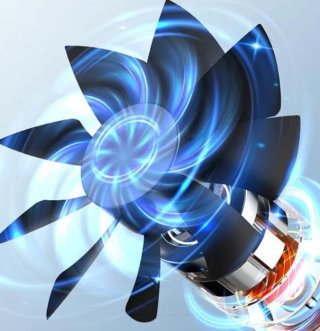 Ventilador enfriador de hielo.