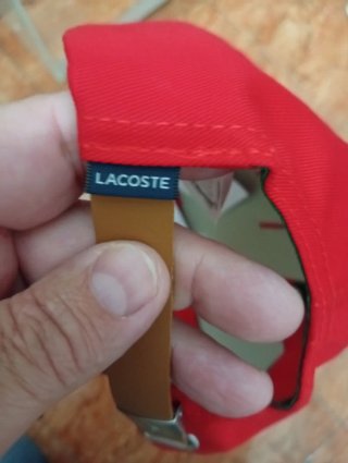 Gorra Lacoste Roja