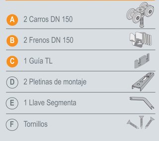 12 Rodamientos Ducasse DND 150 armario
