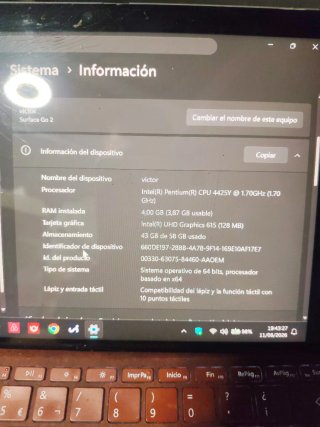 Microsoft Surface Go 2 Marrón