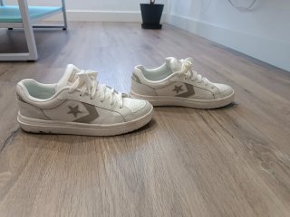 Zapatillas Converse Pro Glaze Blancas y Grises