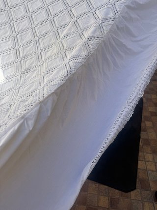 Colcha crochet hecha a mano