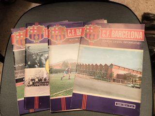 Lote 29 revistas fútbol Club Barcelona 1970-1982